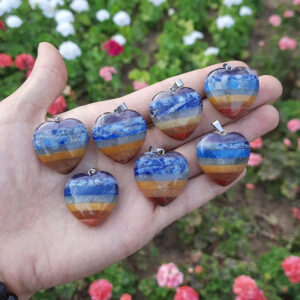 گردنبند قلبی هفت چاکرا