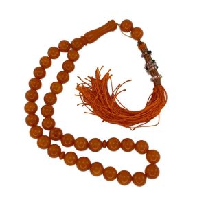 تسبیح پودر کهربا 33 دانه 1.TA16