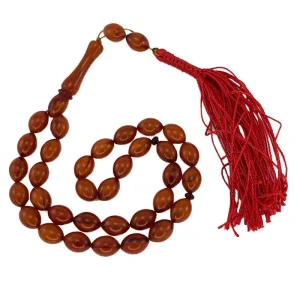 تسبیح پودر کهربا 33 دانه ta18.1