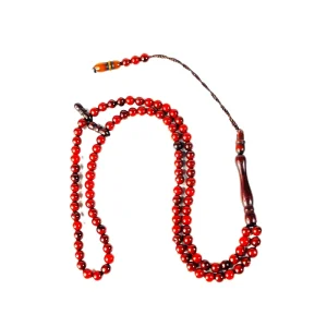 تسبیح کشکول عنابی 1.TA40