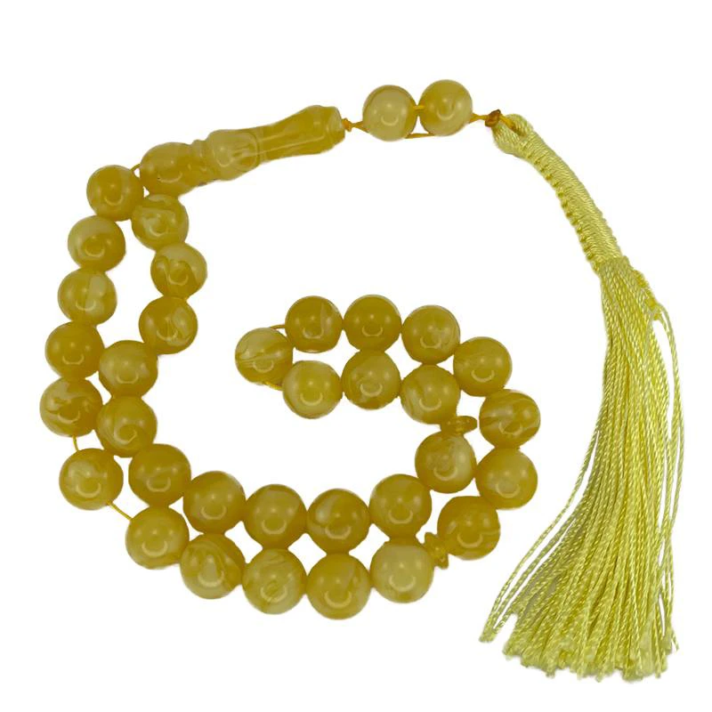 تسبیح پودر کهربا 33 دانه کد TA8 1 تسبیح پودر کهربا 33 دانه 1.TA8