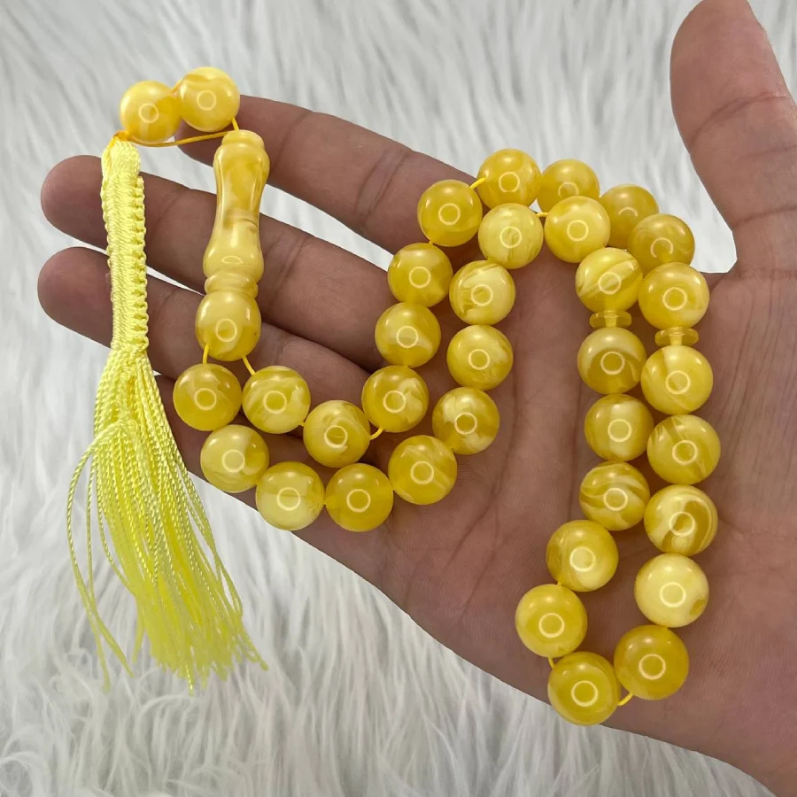 تسبیح پودر کهربا 33 دانه کد TA8 2 تسبیح پودر کهربا 33 دانه 2.TA8