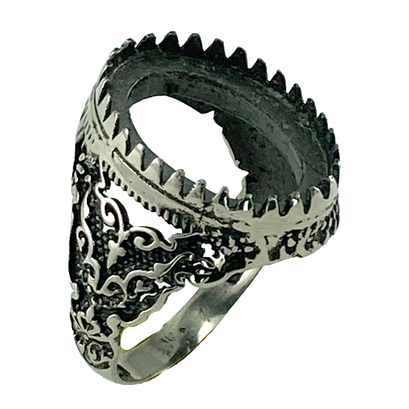 رکاب انگشتر مردانه نقره روسی (RN46)